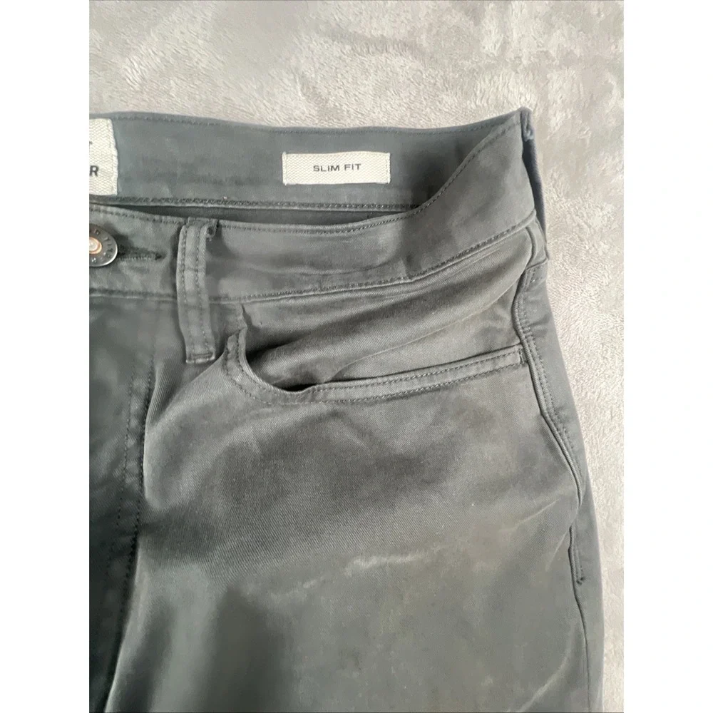 Flint And Tinder Chino Pants Mens 31x32 Gray Slim Fit Straight Outdoor Huckberry